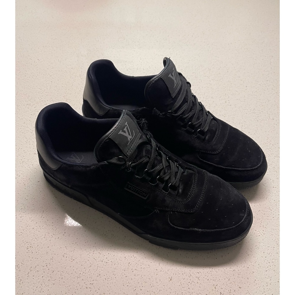 Louis Vuitton - Men’s LV Trainers in Black Suede